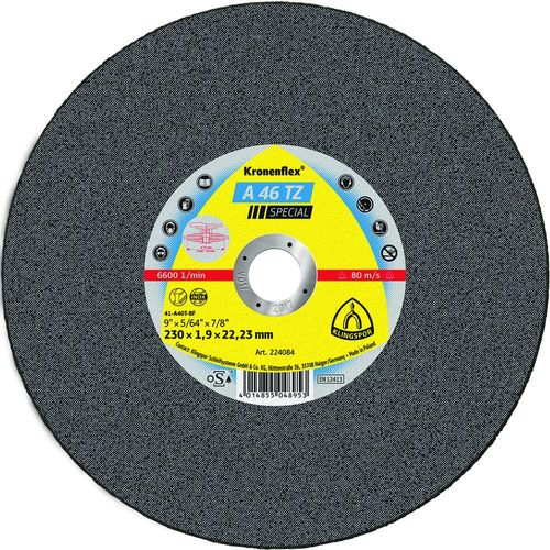 Klingspor A46 TZ Special Cut Off Discs (030450)